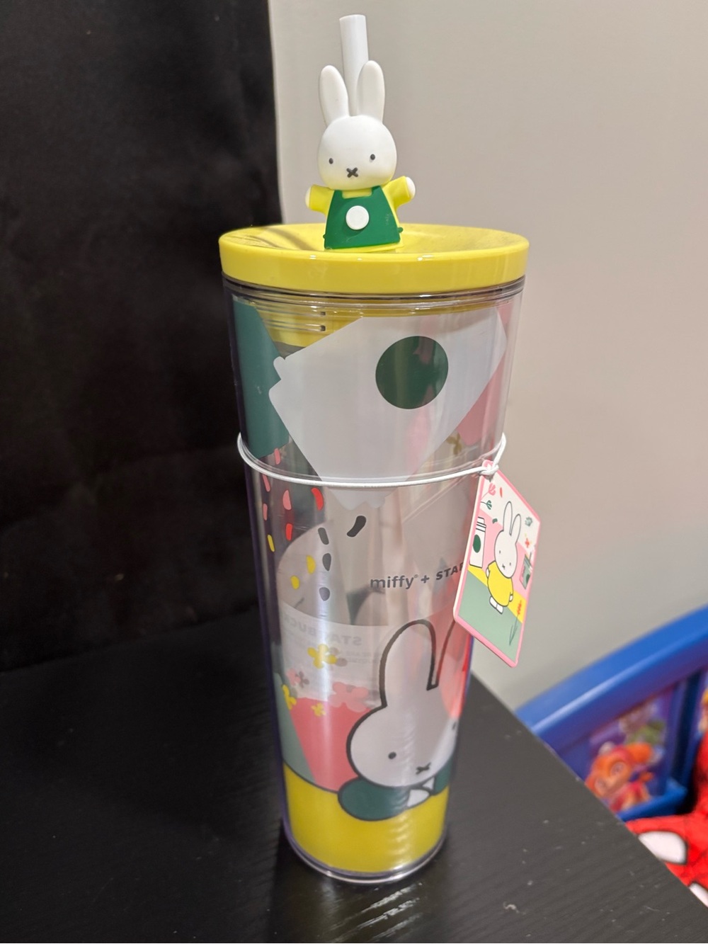 Miffy Yellow Bunny Straw Tumbler - Drink Cup